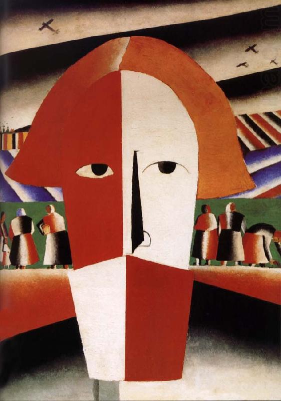 Peasant-s head, Kasimir Malevich